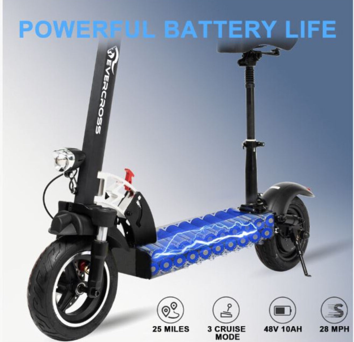 Evercross H3 Foldable E-Scooter