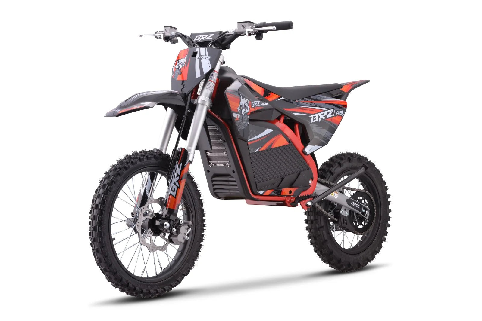 BRZ Neon Thunder Pro 72v 5000w Electric Dirtbike 17/14"