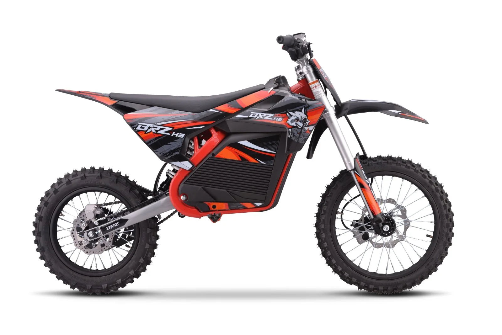 BRZ Neon Thunder Pro 72v 5000w Electric Dirtbike 17/14"