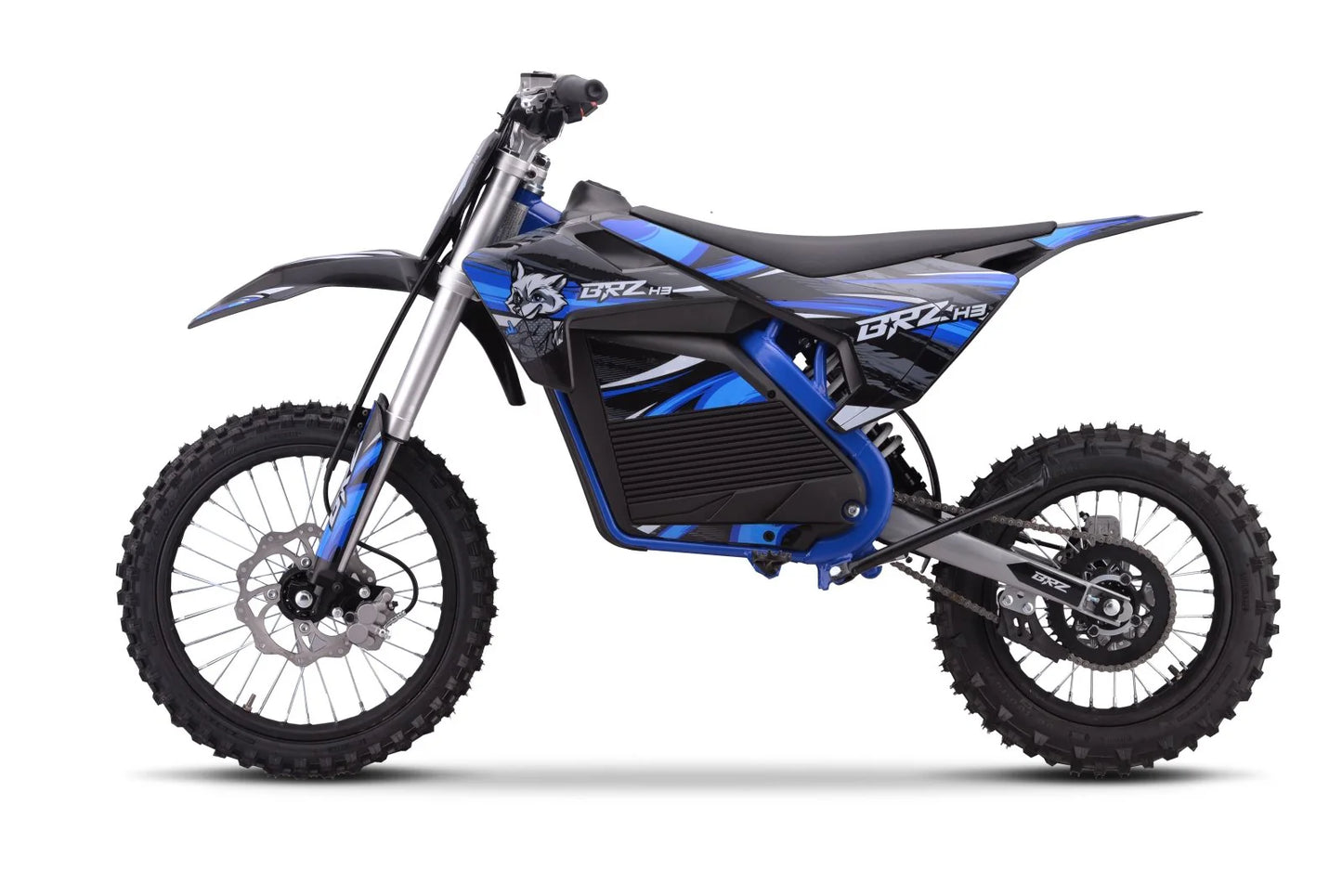 BRZ Neon Thunder Pro 72v 5000w Electric Dirtbike 17/14"