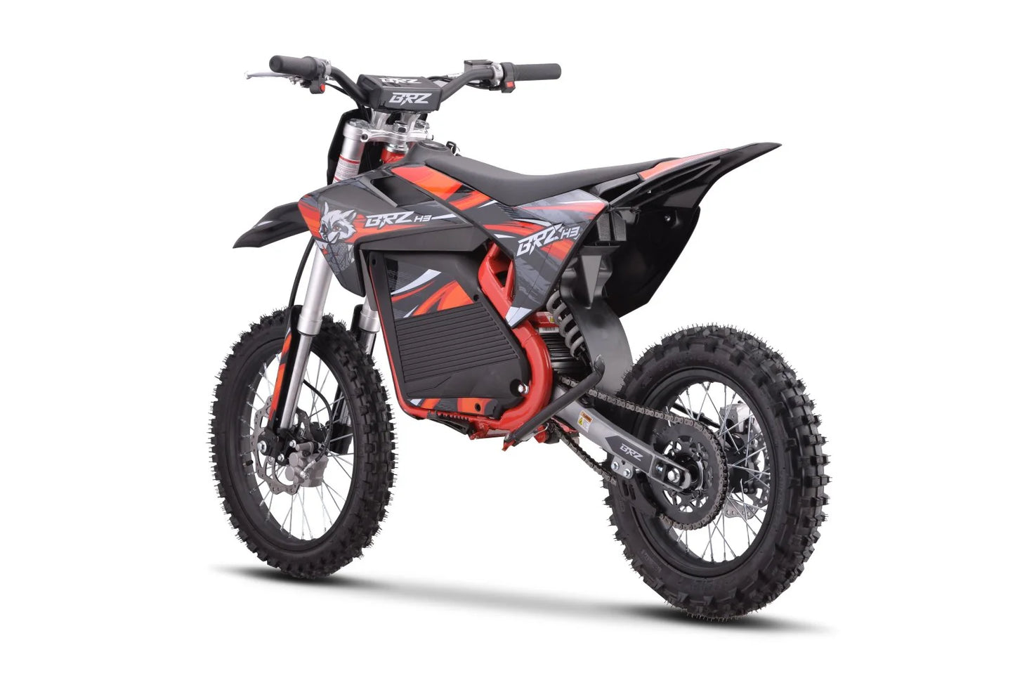 BRZ Neon Thunder Pro 72v 5000w Electric Dirtbike 17/14"