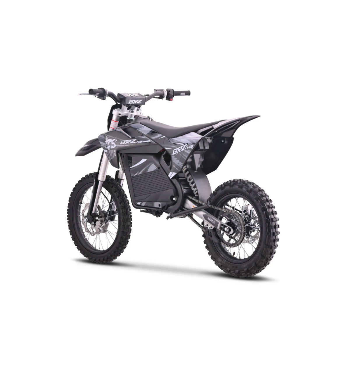 BRZ Neon Thunder Pro 72v 5000w Electric Dirtbike 17/14"