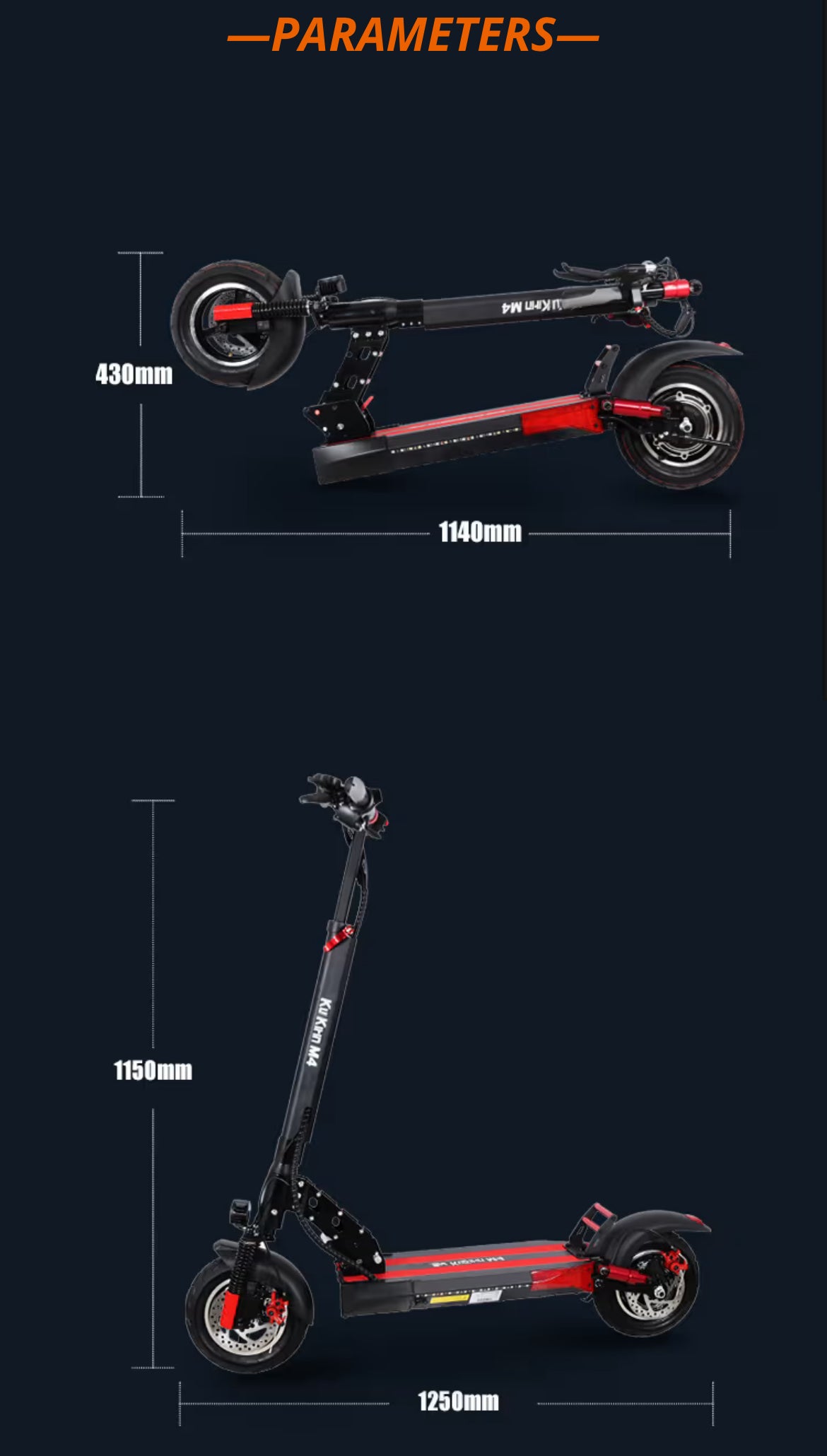 Kukirin M4 Foldable E-Scooter