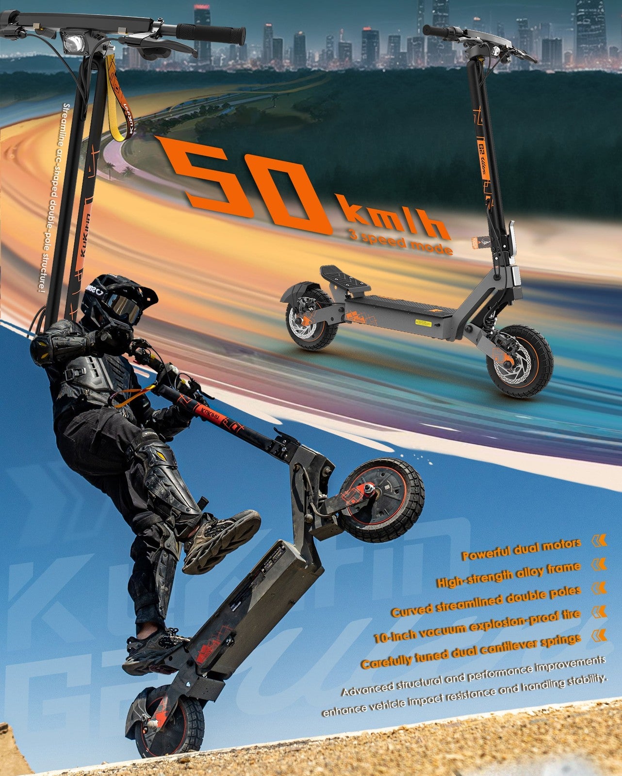 Kukirin G2 Ultra Foldable E-Scooter
