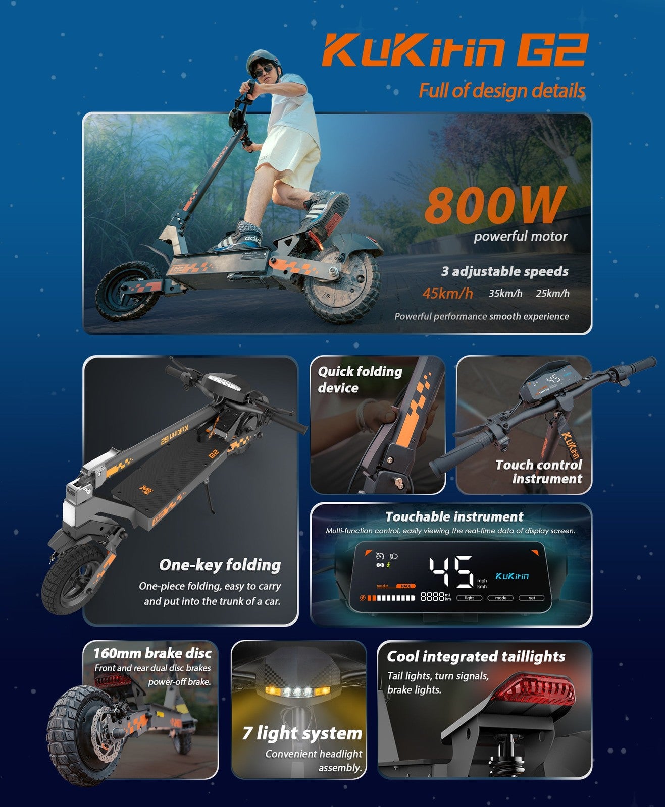 Kukirin G2 Foldable E-Scooter 2026 Version