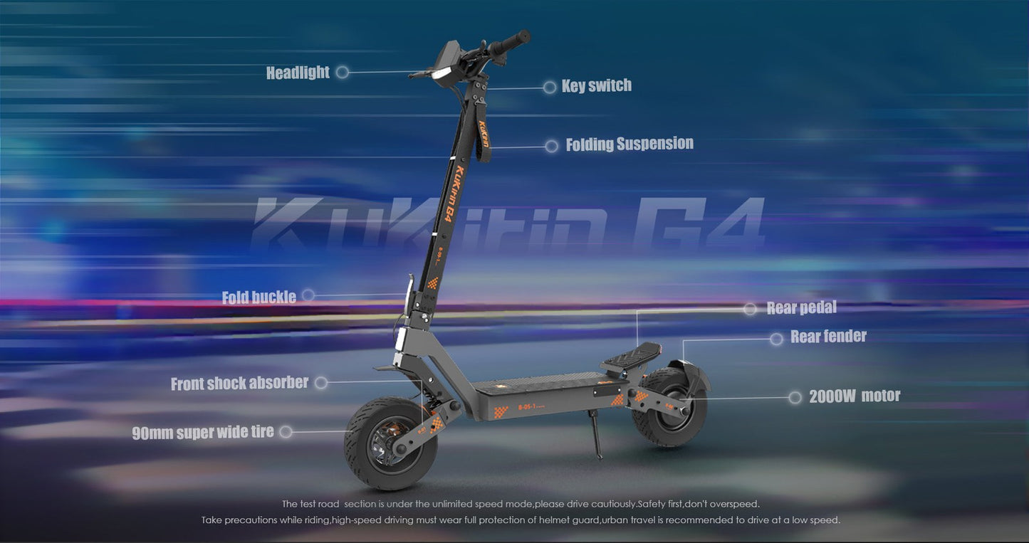 Kukirin G4 Foldable E-Scooter 2026 Version