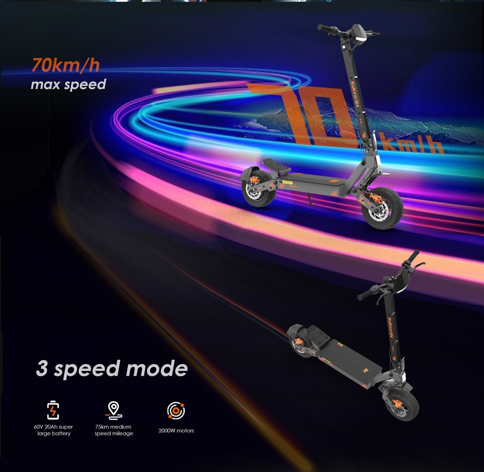 Kukirin G4 Foldable E-Scooter 2026 Version