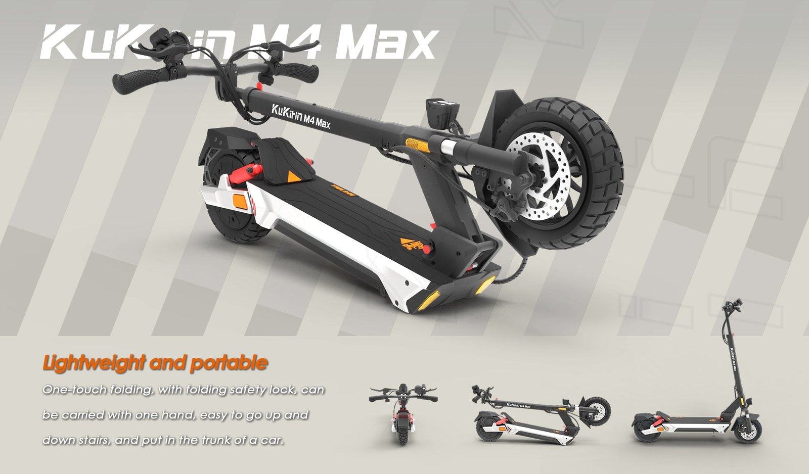 Kukirin M4 Max Foldable E-Scooter