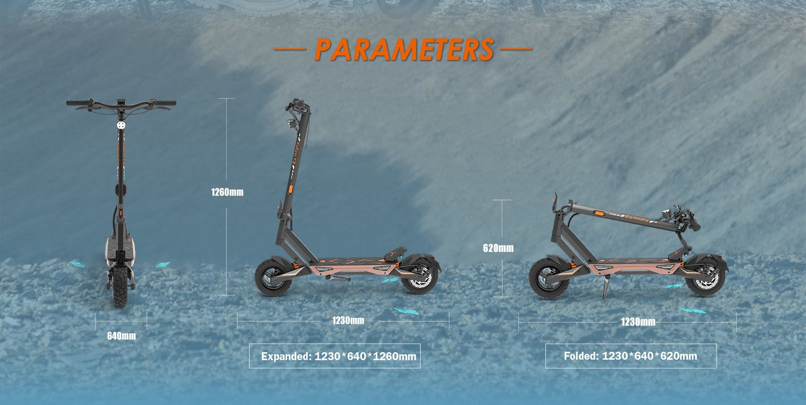 Kukirin T3 Foldable E-Scooter