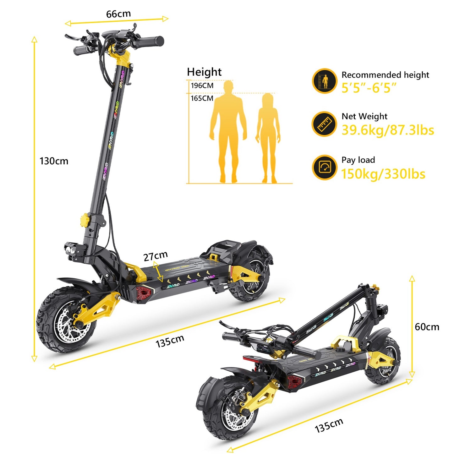 iENYRID ES60 Foldable E-Scooter