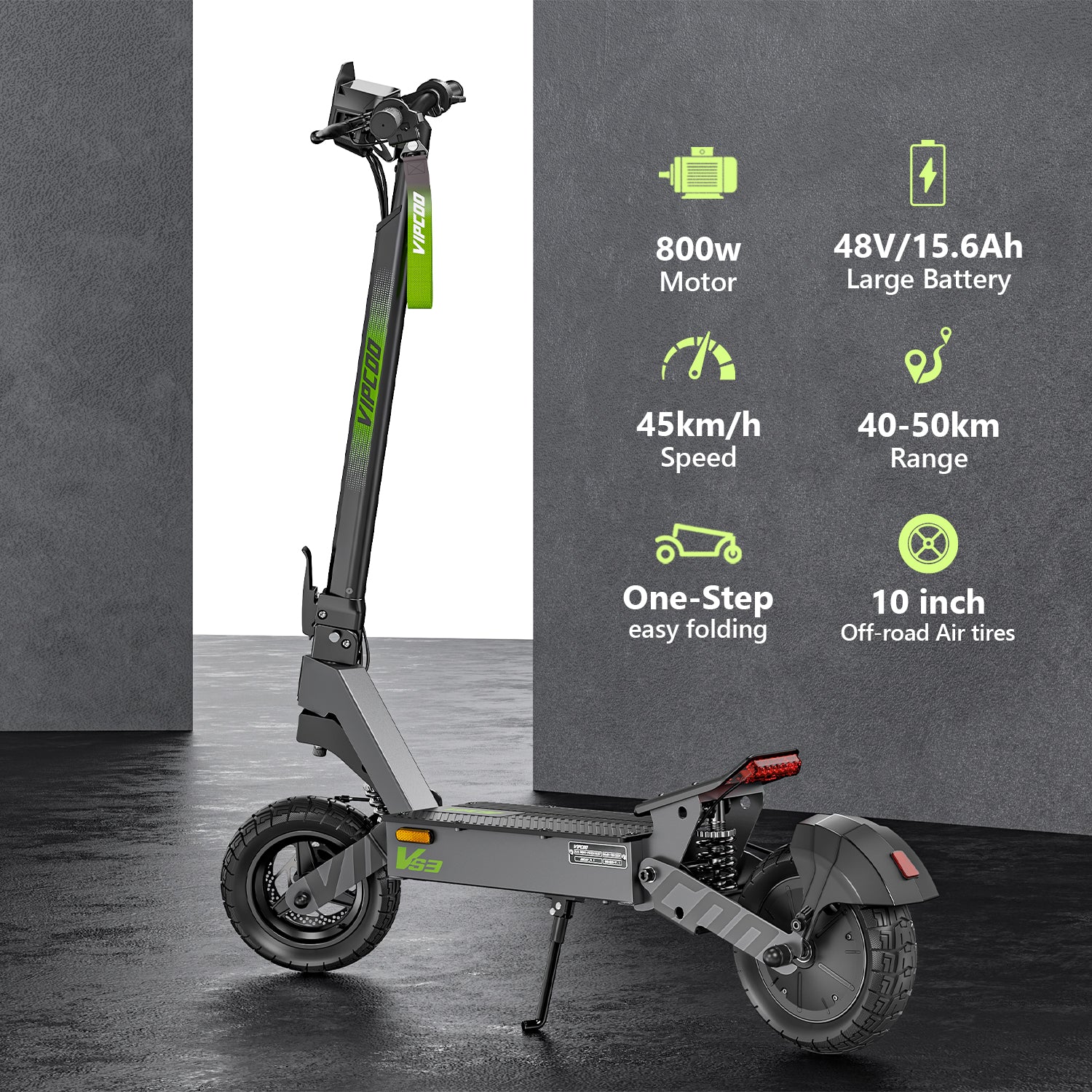 VIPCOO VS3 Foldable E-Scooter