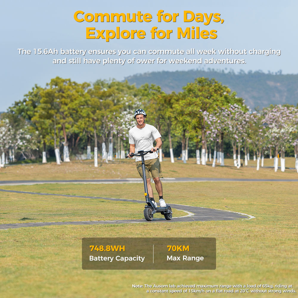 Ausom L2 Dual Motor Foldable E-Scooter