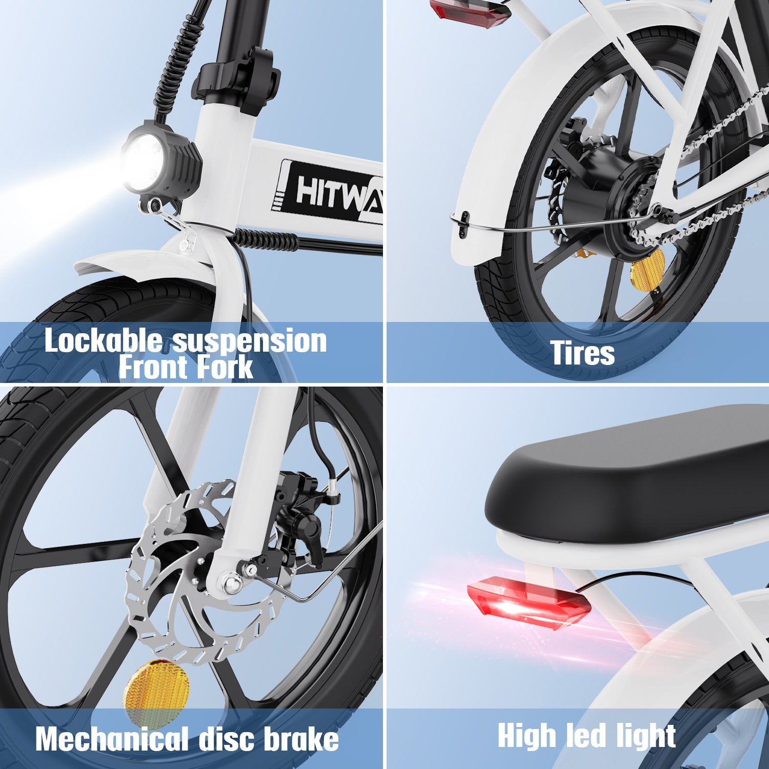 Freego light store folding electric bike